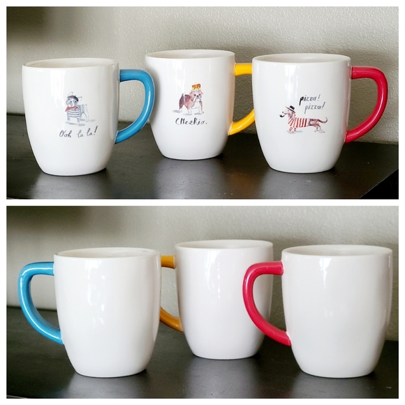 Set of 3 Rae Dunn Dog Mugs - Picture 1 of 4